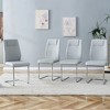 NicBex Modern Dining Chairs with Plush Upgraded Cushions,Anti-Slip Armless Chairs for Kitchen,Living Room - 2 of 4