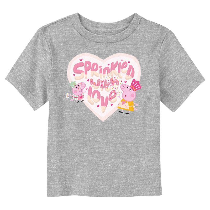 Toddler's Peppa Pig Sprinkled With Love T-Shirt, 1 of 4