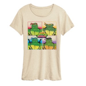 Women's - Teenage Mutant Ninja Turtles - TMNT Group Short Sleeve Graphic T-Shirt - 1 of 4