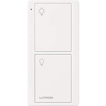 Lutron 2-Button Pico Smart Remote Control for Caséta Smart Switch, PJ2-2B-GIV-L01, Ivory