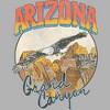 Junior's Lost Gods Arizona Grand Canyon Bald Eagle Oversized T-Shirt - 2 of 2
