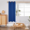 Deconovo Solid Thermal Room Darkening Curtain Panel – 42" Wide Short Lengths (63"/84"/95") - 2 of 4