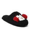 Cozyfoams Women's Holiday Novelty Scuff Slipper with Gift Bag - 3 of 4