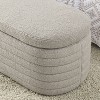 CAVINAS 45.5" Plush Teddy Storage Ottoman Bench,Multi-Functional Footstool with Safety Hinges,Storage Bench for Bedroom,Living Room,Entryway - 4 of 4