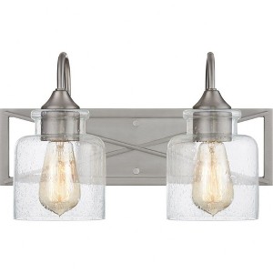Quoizel Lighting Bartley 2 - Light Vanity in  Brushed Nickel - 1 of 3
