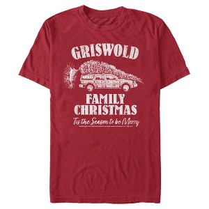 Men's National Lampoon's Christmas Vacation Griswold Distressed Logo T-Shirt - 1 of 4