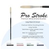 Creative Mark Pro Stroke Premium White Chungking Hog Bristle Artist Paint Brush - Long Filbert - Natural Bristle Brush w/ Great Control Suitable for - 2 of 4