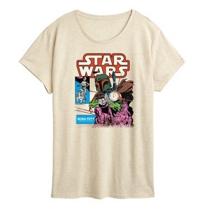 Women's - Star Wars - Boba Fett Comic Cover Short Sleeve Graphic T-Shirt - 1 of 4