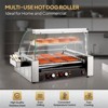 Winado 11 Rollers 1,650W 110V 30 Hot Dog Roller Grill with Cover - 4 of 4