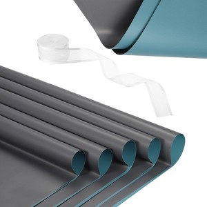 Unique Bargains Waterproof DIY Crafts Packaging Gift Wrap with Ribbon 1 Set - 1 of 4
