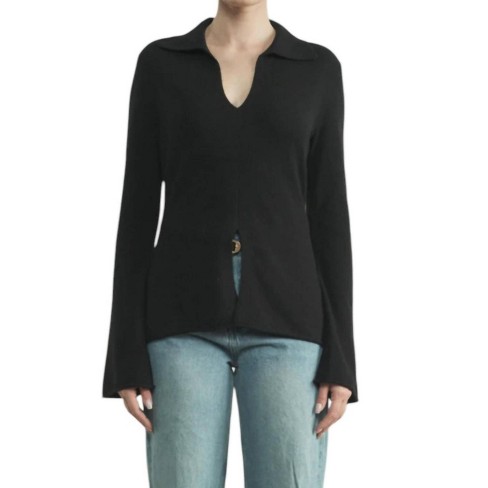 Women's Front Slit Sweater - Aaron & Amber - image 1 of 4