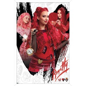 Trends International Disney Descendants: The Rise of Red - Royalty Framed Wall Poster Prints - 1 of 4