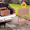VINGLI Patio Cooler, Rolling Ice Chest on Wheels, Portable Patio Party Bar Drink Cooler Cart, with Shelf, Beverage Pool with Bottle Opener,Water Pipe - 3 of 4