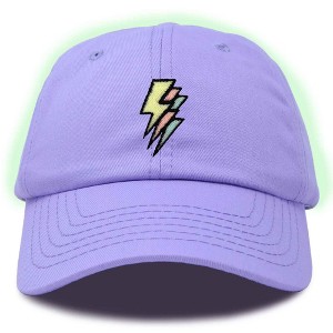 Dalix Lightning Embroidered Bolt Dad Hat Cotton Baseball Cap Adjustable Mens - 1 of 4