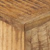 vidaXL Coffee Table 26.8 in.x26.8 in.x16.1 in. Rough Mango Wood - 3 of 4