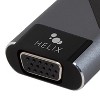 HELIX USB-C® to VGA Mini Key Chain Travel Adapter in Black - image 3 of 4