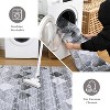 Acekool 2x6 Runner Rug - Washable Non-Slip Kitchen Carpet in Grey - 4 of 4