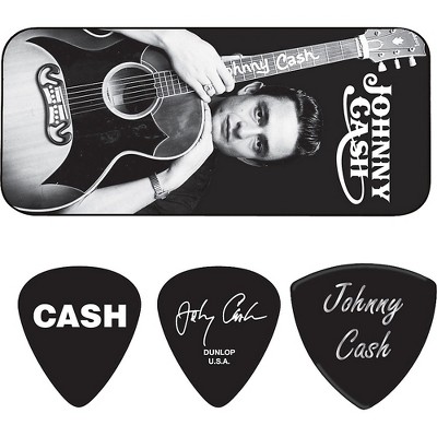 Dunlop Johnny Cash Memphis Pick Tin with 6 Picks Medium