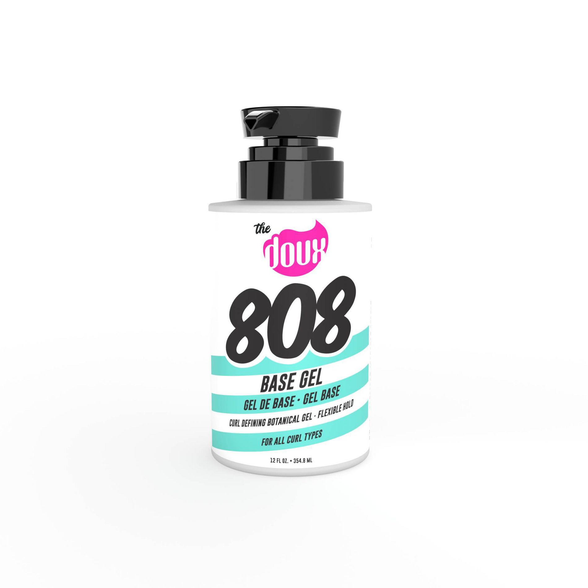 The Doux 808 Base Botanical Curl Activating Hair Gel - 12 fl oz: Curl Enhancing, For All Hair Types