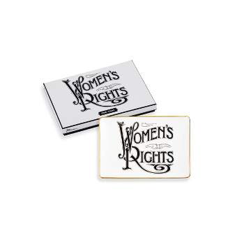 6" x 4" Porcelain Women's Rights Tray - Rosanna