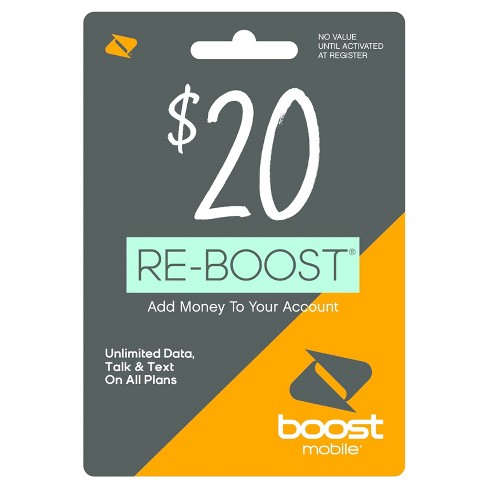 Boost Mobile Prepaid Card Email Delivery Target