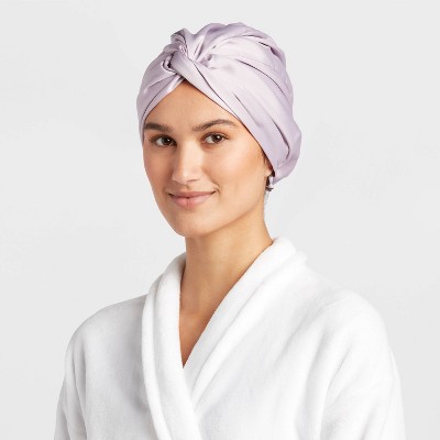 Sleep Well Satin Tie Hair Wrap - Black – Hair Wrap Heaven