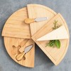 Spiraling Bamboo Cheese Board Bamboo - 3 of 3