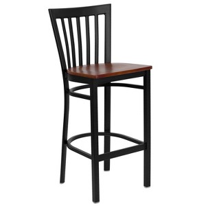 Flash Furniture School House Back Metal Restaurant Barstool - 1 of 4