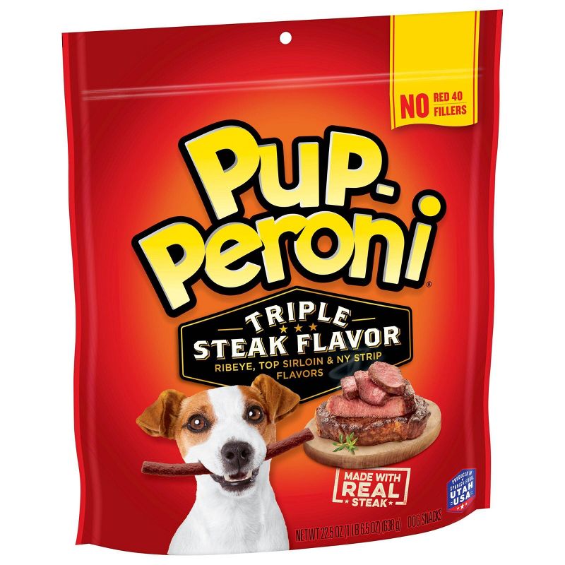 Pup-Peroni Soft and Chewy Beef Core Snack Triple Steak Dog Treat - 22.5oz, 6 of 8