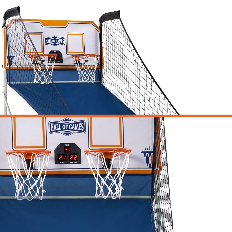 Hall of Games EZ Fold Dual Shot Basketball, 4 of 7