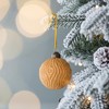 Whisen D3.9" Christmas Ball Ornaments, Glass Decorative Hanging Ball Christmas Tree Ornaments, Set of 6 - 3 of 4