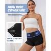 FIONECA 2 Pack Biker Shorts for Women - 3"/5"/8" Booty Volleyball High Waisted Black Spandex Shorts for Yoga Dance Workout - 4 of 4