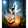 LOVSON Halloween Inflatables Outdoor Decorations Jack-O-Lantern Pumpkin and Ghosts - 4 of 4