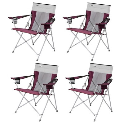 Purple folding discount chair with canopy