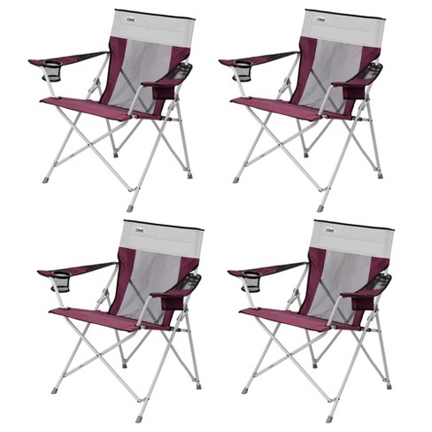 Outdoor Folding Chairs, Folding Camping Chairs for Adults Heavy