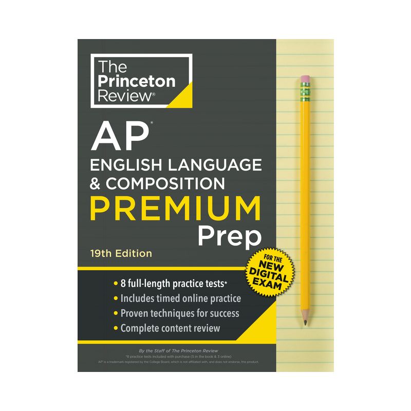 Princeton Review AP English Language & Composition Premium Prep, 19th Edition - (College Test Preparation) by  The Princeton Review (Paperback), 1 of 2