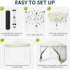 6-Sided Pop-Up Gazebo with Mosquito Netting, Adjustable Height, UV/Waterproof Canopy, Portable Shelter with Carry Bag for Patio/Garden - 4 of 4
