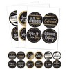 Big Dot of Happiness Hoco Dance - Homecoming Funny Name Tags - Party Badges Sticker Set of 12 - 2 of 4