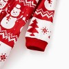 PATPAT Christmas Family Matching Pajamas Allover Snowman Christmas Tree Long-Sleeve Hooded Zipper For Family - 4 of 4