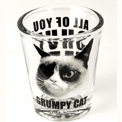 Just Funky Grumpy Cat Shut Up Shot Glass