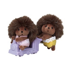 Calico Critters Hedgehog Twins, Set of 2 Collectible Doll Figures - 1 of 4
