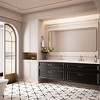 Rectangular Framed Tempered Glass Wall-Mounted Bathroom Vanity Mirror - 2 of 4