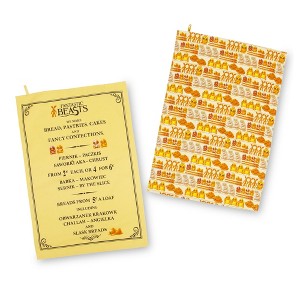 Ukonic Fantastic Beasts Kowalski Quality Baked Goods Kitchen Tea Towels | Set of 2 - 1 of 4