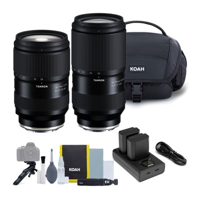 Tamron 50 to 300mm F4.5 to 6.3 Di III VC VXD Lens for Sony E Mount A069S Bundle