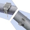 Worryfree Gadgets Metal Bling Band Compatible with Apple Watch Band Stainless Steel with Crystals for Women Girls iWatch Series 8 7 6 SE 5 4 3 2 1 - 3 of 4