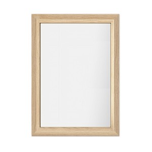 Apmir High-Strength Tempered Glass and Aluminum Alloy Framed French Cleat Mounted Wall Decor Mirror in matte black with 5-Year Warranty - 1 of 4