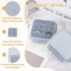 Unique Bargains Velvet Ring Organizing Display Mini 3 Slot Jewelry Storage Box - 3 of 4
