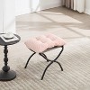 Dolonm Lazy Chair with Ottoman, Modern Lounge Accent Chair with Armrests, Side Pocket & Footrest, Soft Upholstered Reading Chair for Small Spaces - 4 of 4