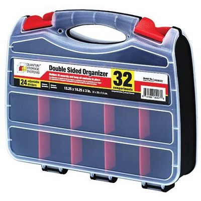 Quantum Storage Systems Organizer, Double Sided,  12-1/4"L X 10-1/4"W X 3"H