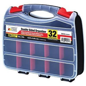 Quantum Storage Systems Organizer, Double Sided,  12-1/4"L X 10-1/4"W X 3"H - 1 of 2